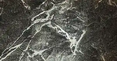 Granite tiled wall close up